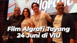 Konferensi Pers Film Algrafi, Dibintangi Junior Roberts dan Megan Domani