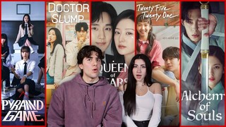 K-DRAMA TRAILERS MARATHON! 🤯| FIRST REACTION! (Pyramid Game, Queen of Tears…)