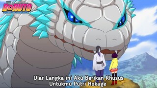 Orochimaru memberikan Ular Sage Legend Ke Himawari Karena Menjadi Murid - Guru Langka Putri Hokage