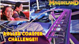 MAGIKLAND "CRAZY TRAIL" ROLLER COASTER CHALLENGE 🎢 😂😜😱 Amazing Zia