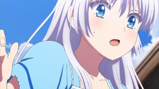 The male protagonist pranks and lifts the female protagonist's skirt, and is angrily called a perver