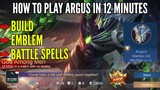 PLAY LIKE A ARGUS GOD (NEW STRATEGY TO INCREASE WINRATE) | REXCORE TUTORIAL MLBB