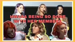 Hwasa Being So Done With Her Members