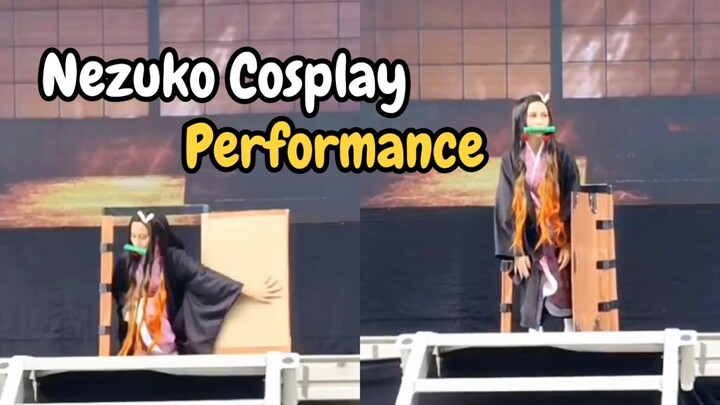 Nezuko Cosplay (Full View) - Stage performance x Demon Slayer