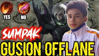 Nxp Sumpak Gusion Offlane with EXECUTE | New Meta | MLBB