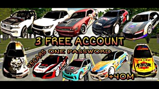 [🔴3 Full Free Account Giveaway#221 ] [ All Rare Design ] Car Parking Multiplayer 4.7.8