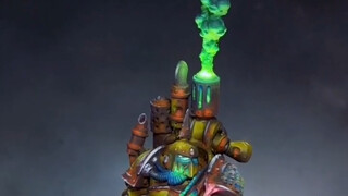 【elminiaturista】Warhammer 40K Plague Warrior Death Guard paint job clip