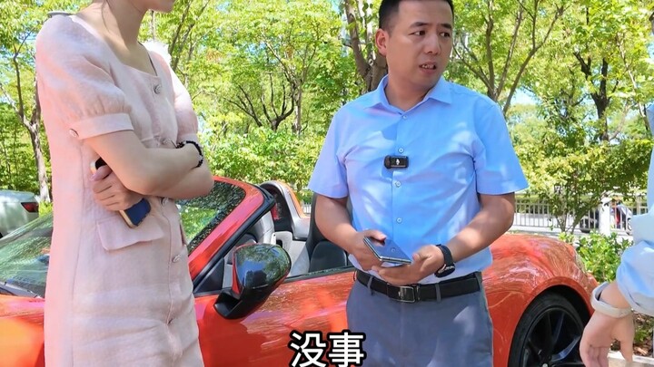 Car parked on the roadside was stomped on and damaged; refuses to pay and acts arrogantly.