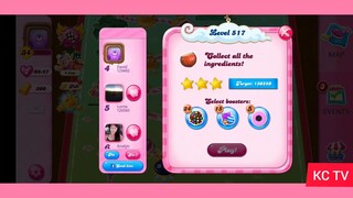 CANDY CRUSH SAGA LEVEL 517 (NEW VERSION)