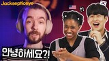 Korean Teen and American React To "Jacksepticeye speaking FLUENT Korean"
