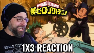 MY HERO ACADEMIA 1X3 REACTION ''Roaring Muscles'' Boku No Hero Academia