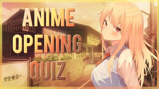 Anime Opening Quiz (2012 Edition) - 60 Openings