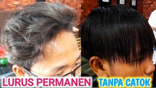 cara meluruskan rambut permanen, tanpa catok !!