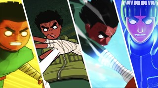 Evolution of Rock Lee's Hidden Lotus / Eight Gates Opened in Games (2003-2020)