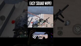 Weeee.exe (Squad Wipe 1v4) PUBG MOBILE/BGMI #Shorts #bgmi