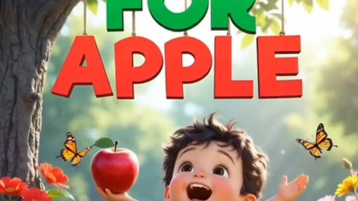 A to Z alphabets with animation for kids learning