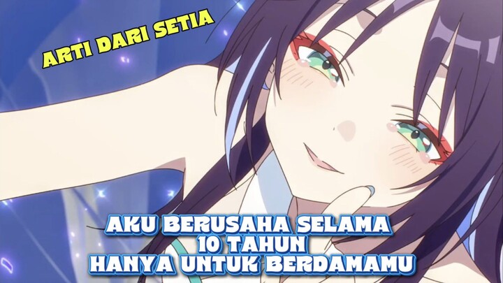 rela menghabiskan 10 tahun hanya untuk bertemu dengan kekasih nya😇🥰