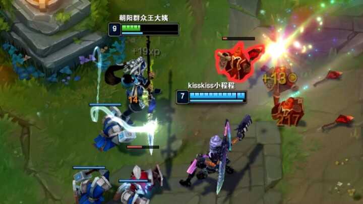 ADC جاء إلى الخط الأوسط ليتنافس معي على الجنود، كيف أتعامل مع هذا!