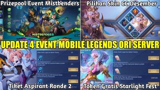 UPDATE 4 EVENT MOBILE LEGENDS!EVENT MISTBENDERS, TIKET ASPIRANT RONDE 2, STARLIGHT FEST TOKEN GRATIS