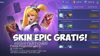 EVENT SKIN EPIC GRATIS 1,5 NGERAYAIN MILIAR DOWNLOAD - MOBILE LEGENDS