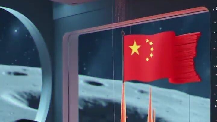 China’s Moon Flag Will Last a Billion Years 🏴🌕 w\ Neil deGrasse Tyson  #scienceshorts #chinavsusa
