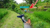 STEVE NGINTIP MERMAID MANDI DI SUNGAI?! | MINECRAFT REAL LIFE