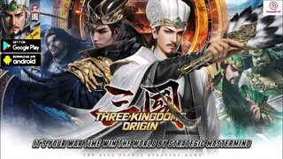 Three Kingdoms Origin Gameplay - Free Giftcode - Strategy Game Android