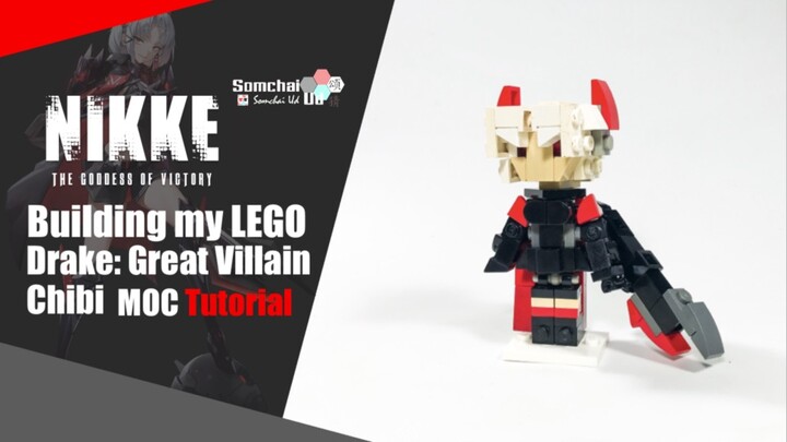 LEGO THE GODDESS OF VICTORY: NIKKE Drake: Great Villain Chibi MOC Tutorial | Somchai Ud