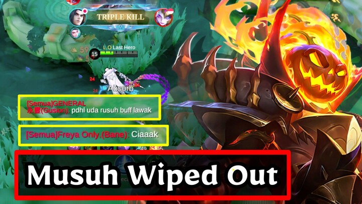 Gusion Yapping, Musuh Kena Wiped Out 🤫