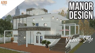 LifeAfter: Manor Design Modern Style Two Story | Tutorial + Blueprint