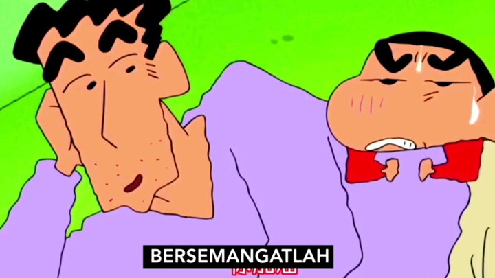 Crayon Shinchan Siram Wajah Papa