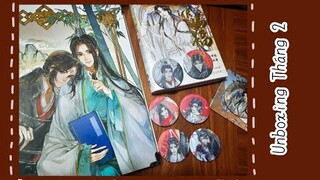 UNBOXING THÁNG 2 || MANHUA TGCF THIÊN QUAN TỨ PHÚC, SVSSS HỆ THỐNG TỰ CỨU BINDER, LÌ XÌ CẨM PHONG 🌸