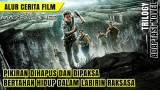 PERJUANGAN KELUAR DARI LABIRIN RAKSASA || Alur cerita film THE MAZE RUNNER (1/3)