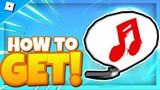 [FREE ITEM] HOW TO GET THE MUSIC NOTE SPEECHBUBBLE! In Roblox David Guetta Party Event 2022
