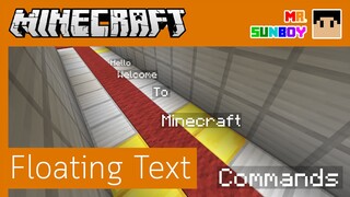 Minecraft Commands [Thai]: วิธีสร้างตัวอักษรลอย