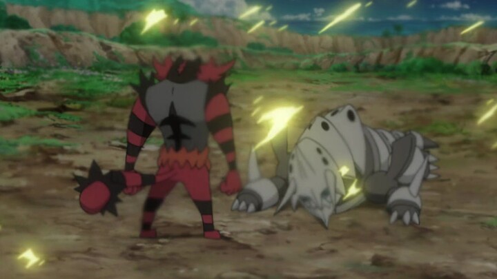 [Film&TV] [Pokemon] Professor Kukui defeats Mega Aggron