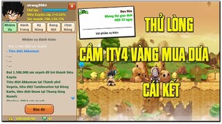 Ngọc Rồng Online -Thử Làm Đại Gia Cầm Acc Phụ 1ti4 Vàng Mua Dưa Hấu Và Cái Kết......