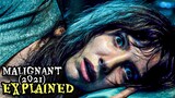 You Won't Believe She Has A Face At The Back Of Her Head That's Evil |Malignant 2021 Movie Recap|