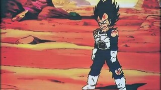 Seven Dragon Ball - Vegeta fights five opponents at once, ultimately pinned down and unable to move.