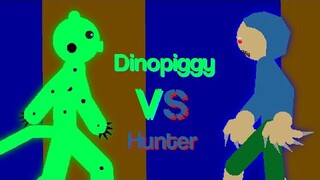 Battle Of The Claws (Dinopiggy Vs Hunter) - Stick Nodes Roblox Piggy