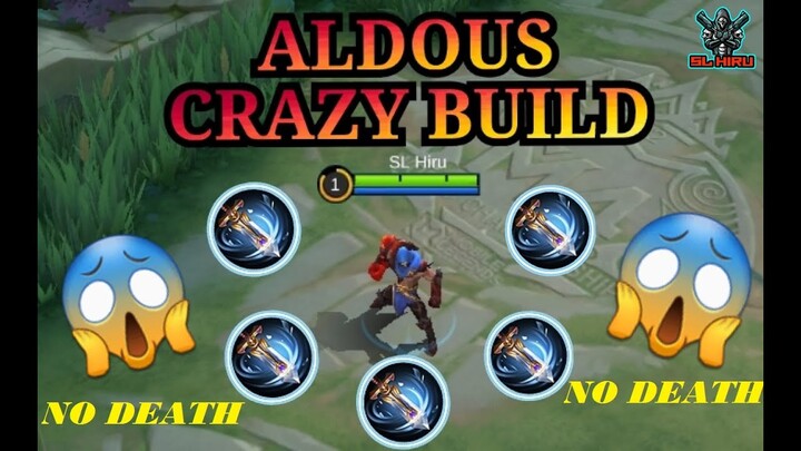 ALDOUS CRAZY BUILD (NEW ITEM)/ALDOUS/MOBILE LEGENDS BANG BANG