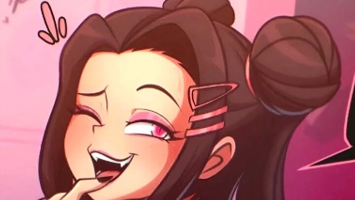 Nezuko: Tanjiro, are you maybe a little *too* into this?