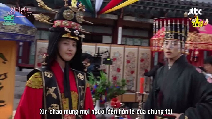 [Vietsub] Hậu trường King The Land ep 7-8 Khi Yoona trêu Junho ăn mì ramen