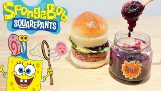 SpongeBob SquarePants-Jellyfish Crab Burger [RICO] การฟื้นฟูอาหารสองมิติ