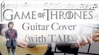 Game Of Thrones Theme - Guitar Cover (with TAB)