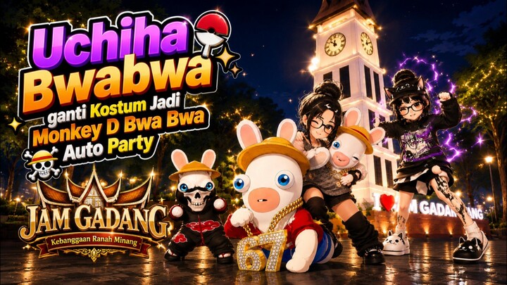 Uchiha Bwa Bwa party Menjadi Nakama Monkey D Bwa Bwa Party di game  #NAKAMAFESTIVAL2