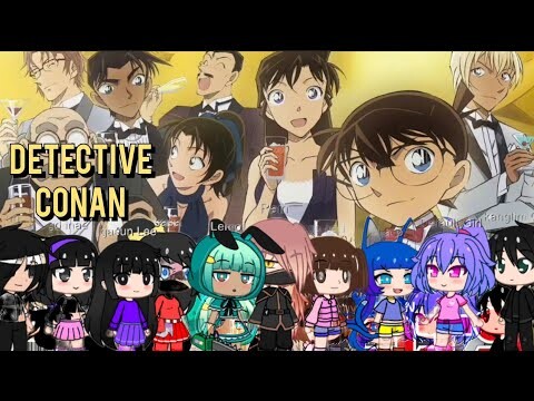 detective Conan reaction | shinichi keren | gacha club reaction