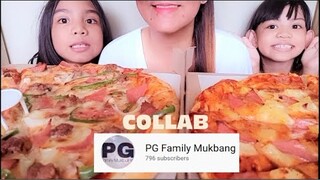 ASMR MUKBANG SHAKEY'S PIZZA🍕 COLLAB WITH @PG FAMILY MUKBANG EATING SHOW