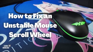 How to Fix an Unstable Mouse Scroll Wheel | Ichiro Yamazaki TV