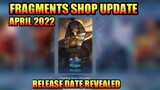 Rare & Hero Fragments Shop April 2022 Update Release | MLBB